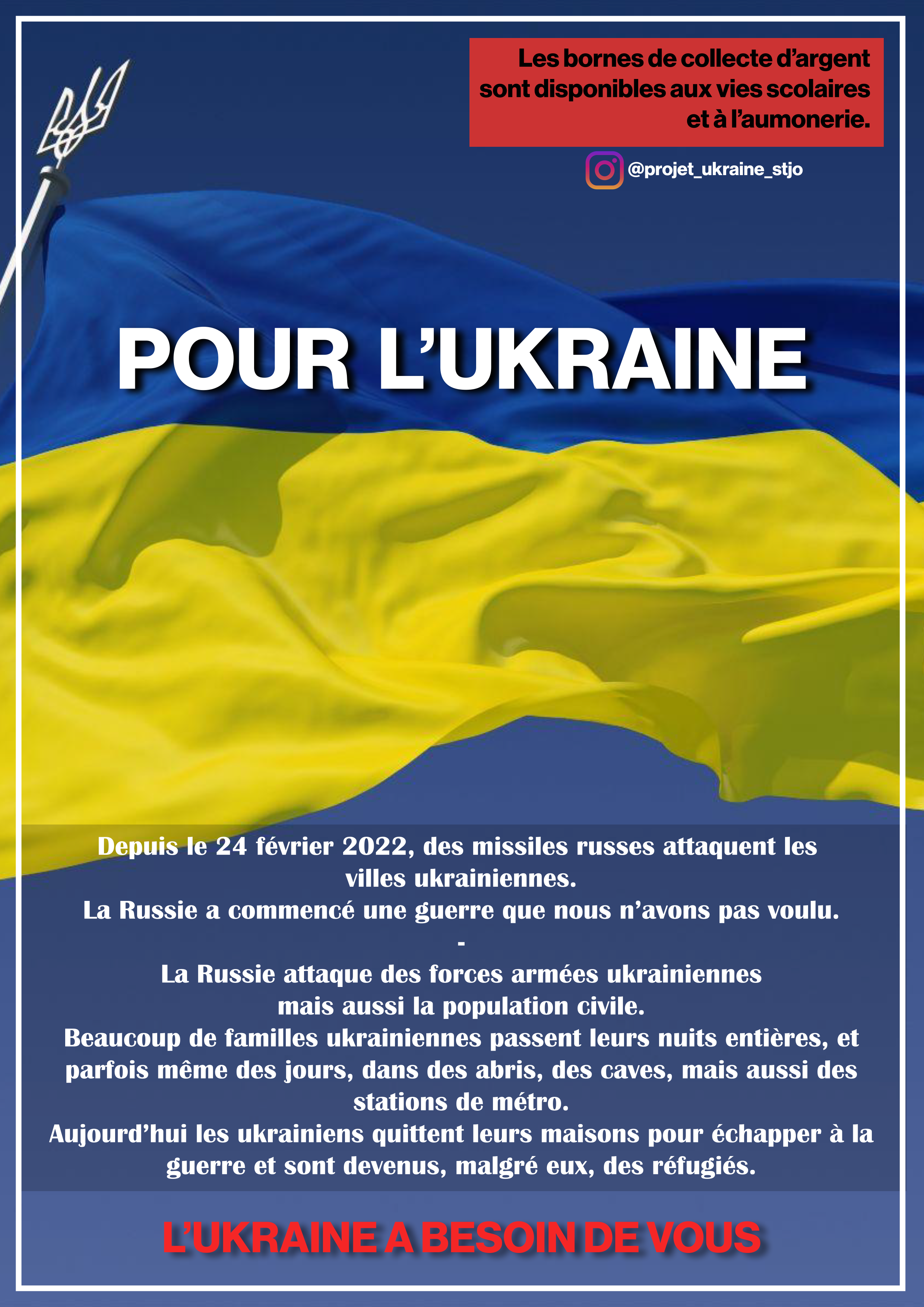 You are currently viewing Le groupe Saint Joseph La Salle se mobilise pour soutenir l’Ukraine.